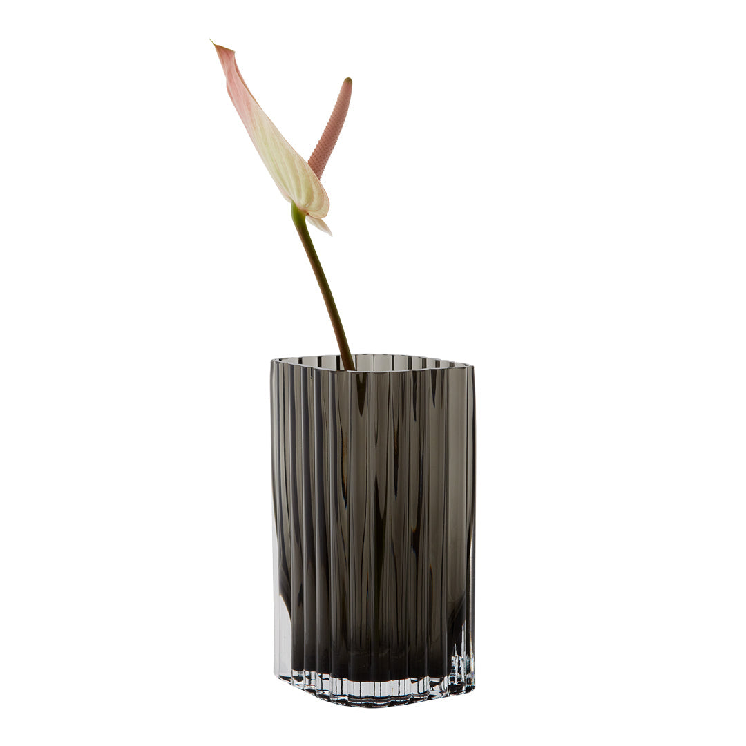 Folium Vase Set of 4 - Small Ceramic Flower Vases for Home Decor, Wedding Centerpieces & Tabletop Arrangements