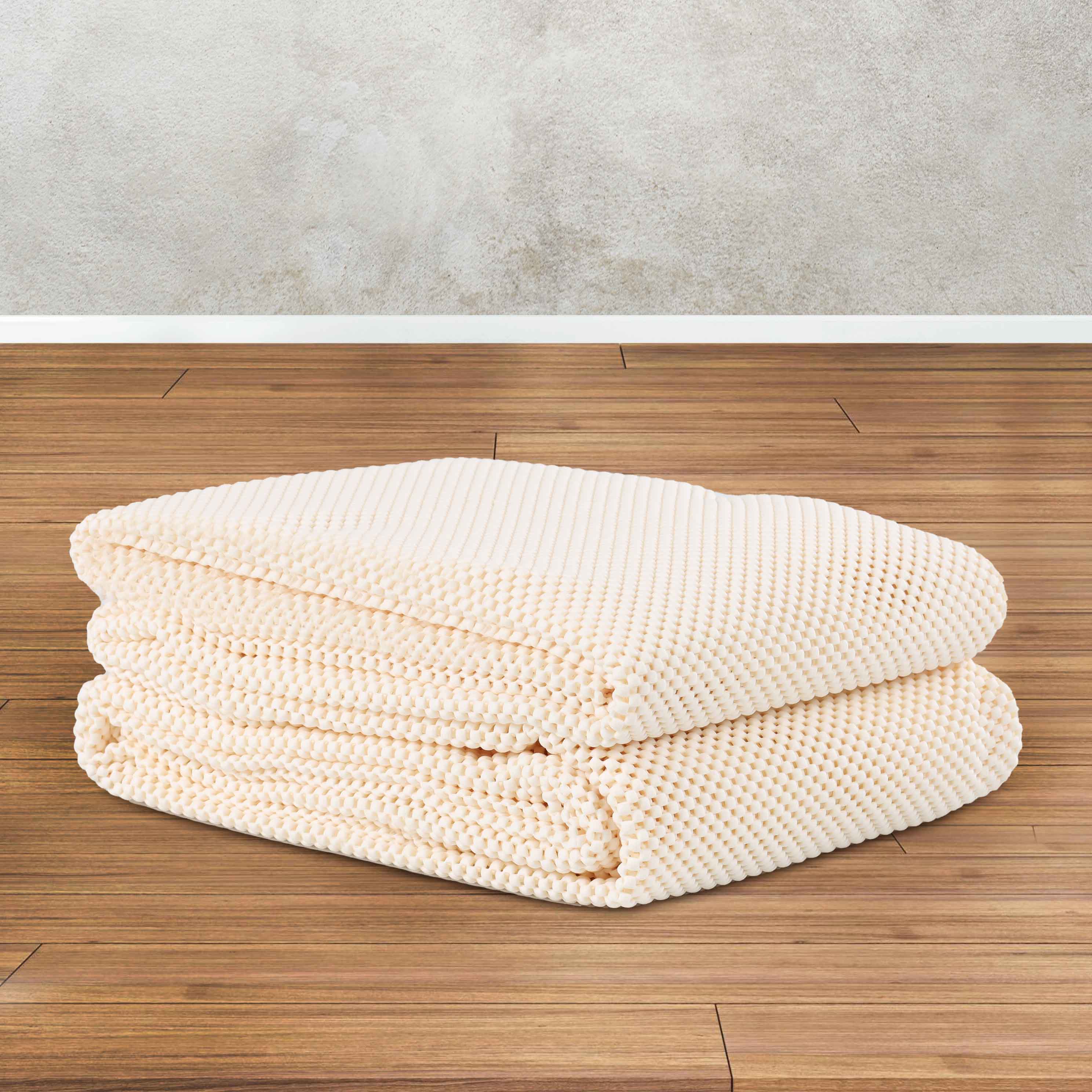 Rio Reversible Non-Slip Ultra Grip Foam Mesh Rug Pad for Hardwood Floors - Perfect for Living Room, Bedroom & High Traffic Areas