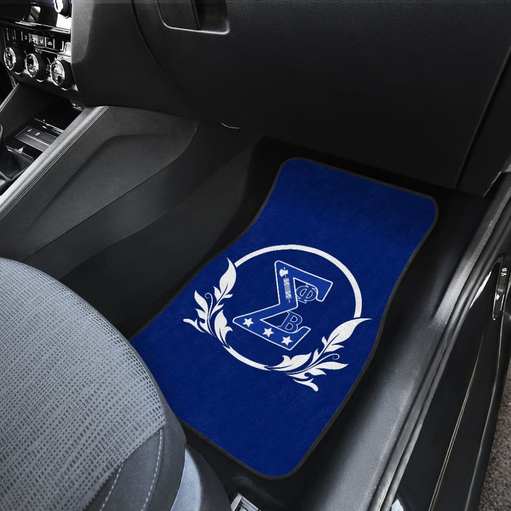 African American Phi Beta Sigma Fraternity Car Floor Mats - Custom Fit for Sedans, SUVs & Trucks - Perfect for College Graduation Gifts & Greek Organization Events
