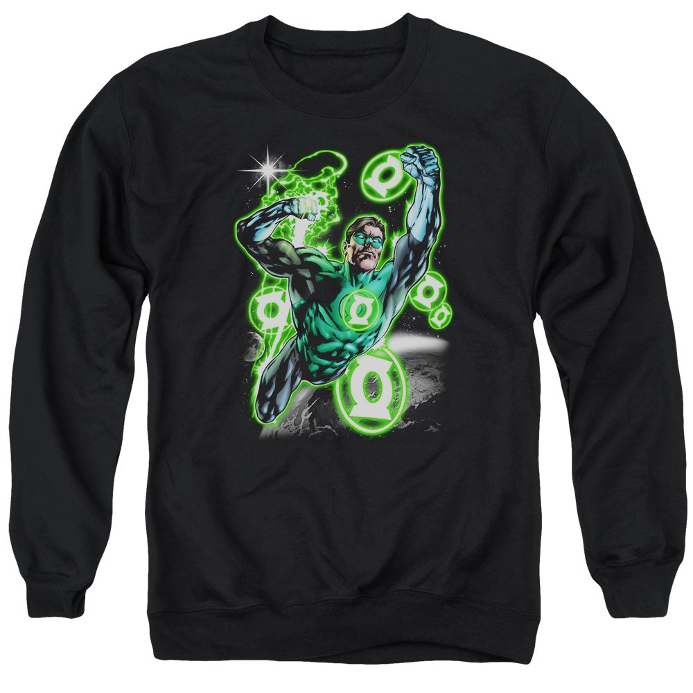 Green Lantern Earth Sector Unisex Crewneck Sweatshirt | DC Comics Graphic Hoodie for Men & Women | Perfect for Cosplay, Comic Con & Casual Wear