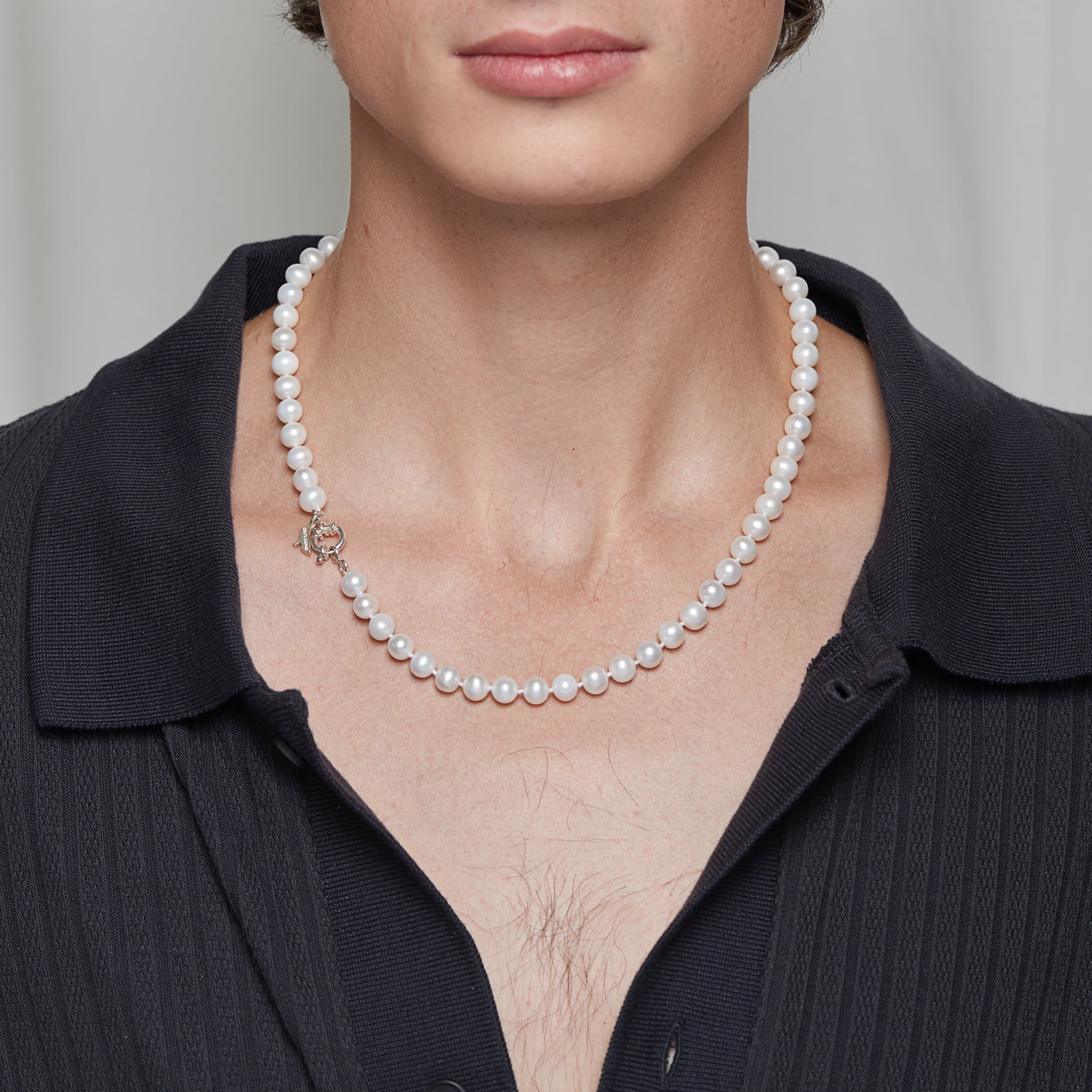 Elegant Silver Louis Pearl Necklace for Women - Perfect for Weddings, Parties & Special Occasions
