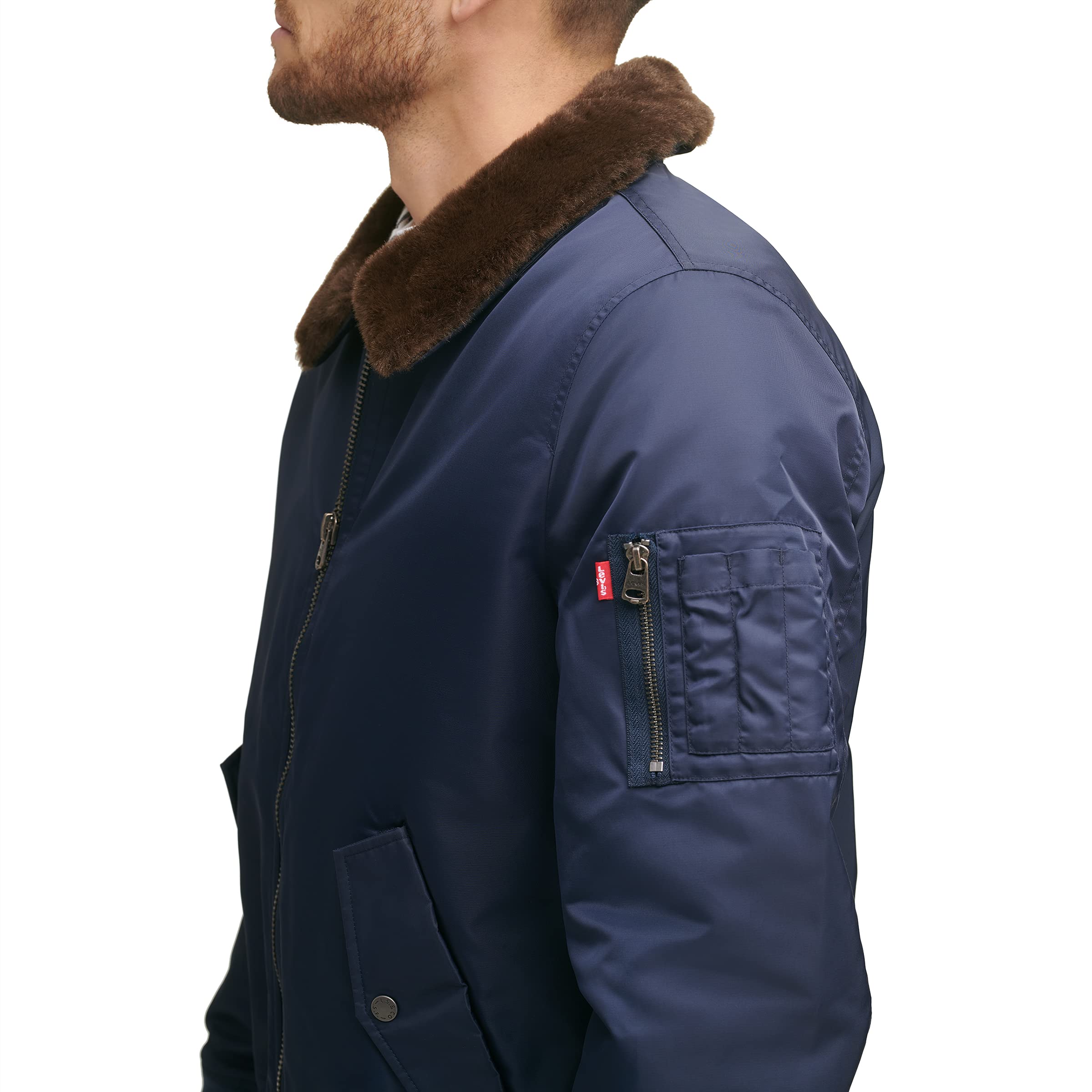 Levi's Men's MA-1 Flight Jacket - Classic Bomber Jacket for Men | Water-Resistant & Lightweight | Perfect for Casual Wear, Travel & Outdoor Adventures
