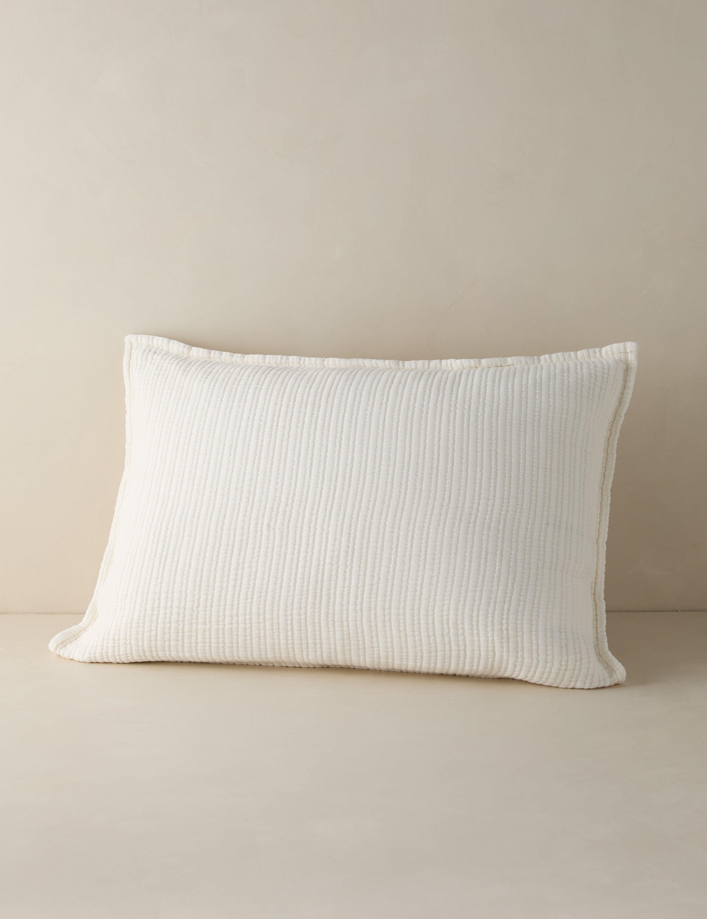 Pom Pom at Home Chatham Cotton Matelasse Sham - Luxury Bedding for Master Bedroom & Guest Room Decor