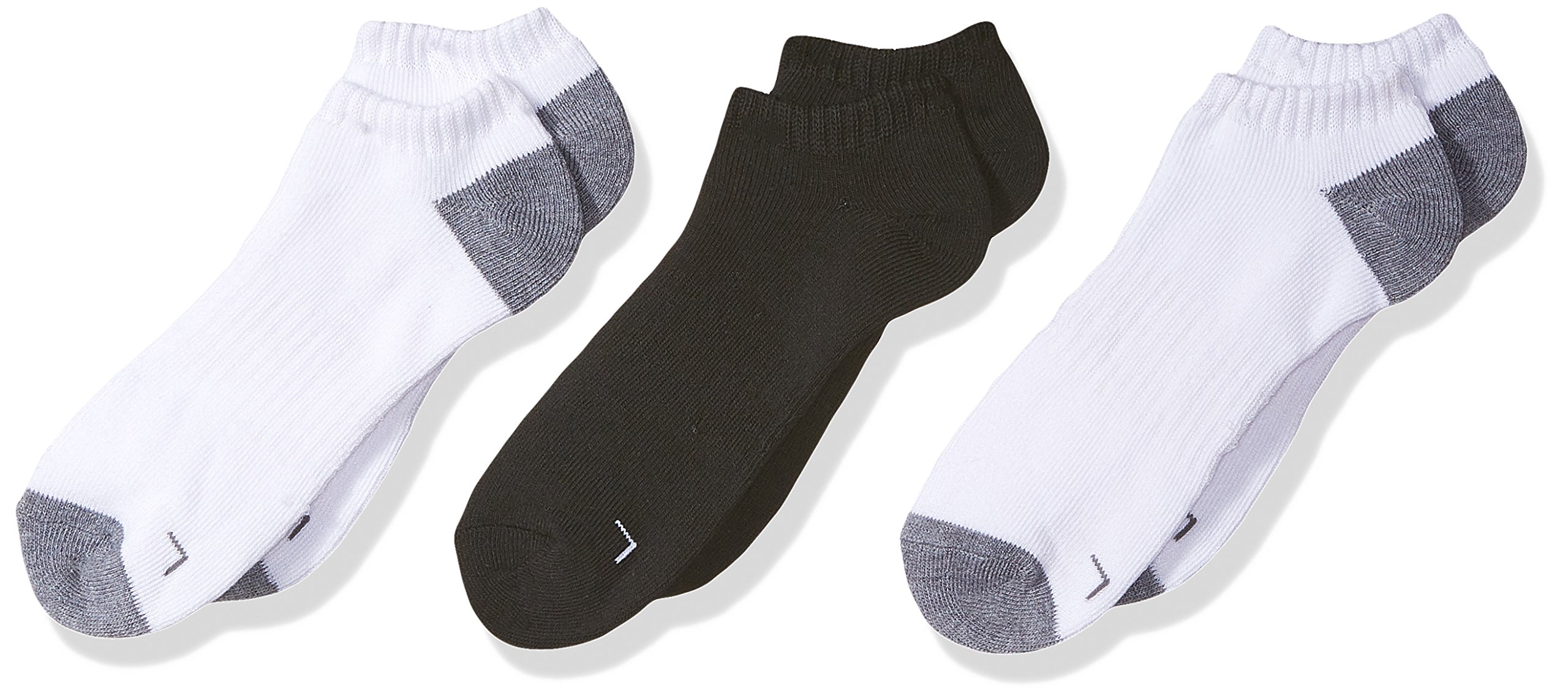 Fruit of the Loom Boys' 3 Pack No Show Socks - Soft Breathable Cotton Ankle Socks for School, Sports & Everyday Wear