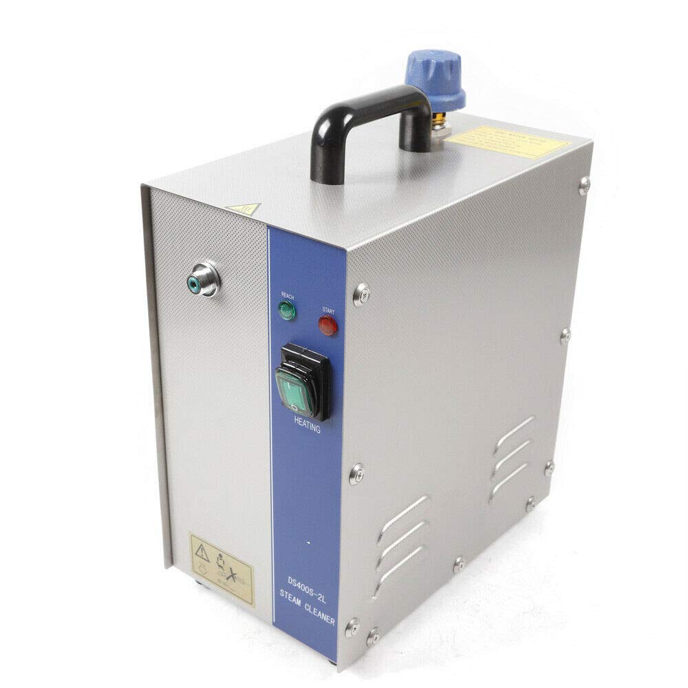 Professional 110V 2L Jewelry Steam Cleaner - Electric Ultrasonic Jewelry Cleaning Machine for Gold, Silver & Gemstones - Stainless Steel Jewelry Washer Equipment for Home & Jewelry Store Use