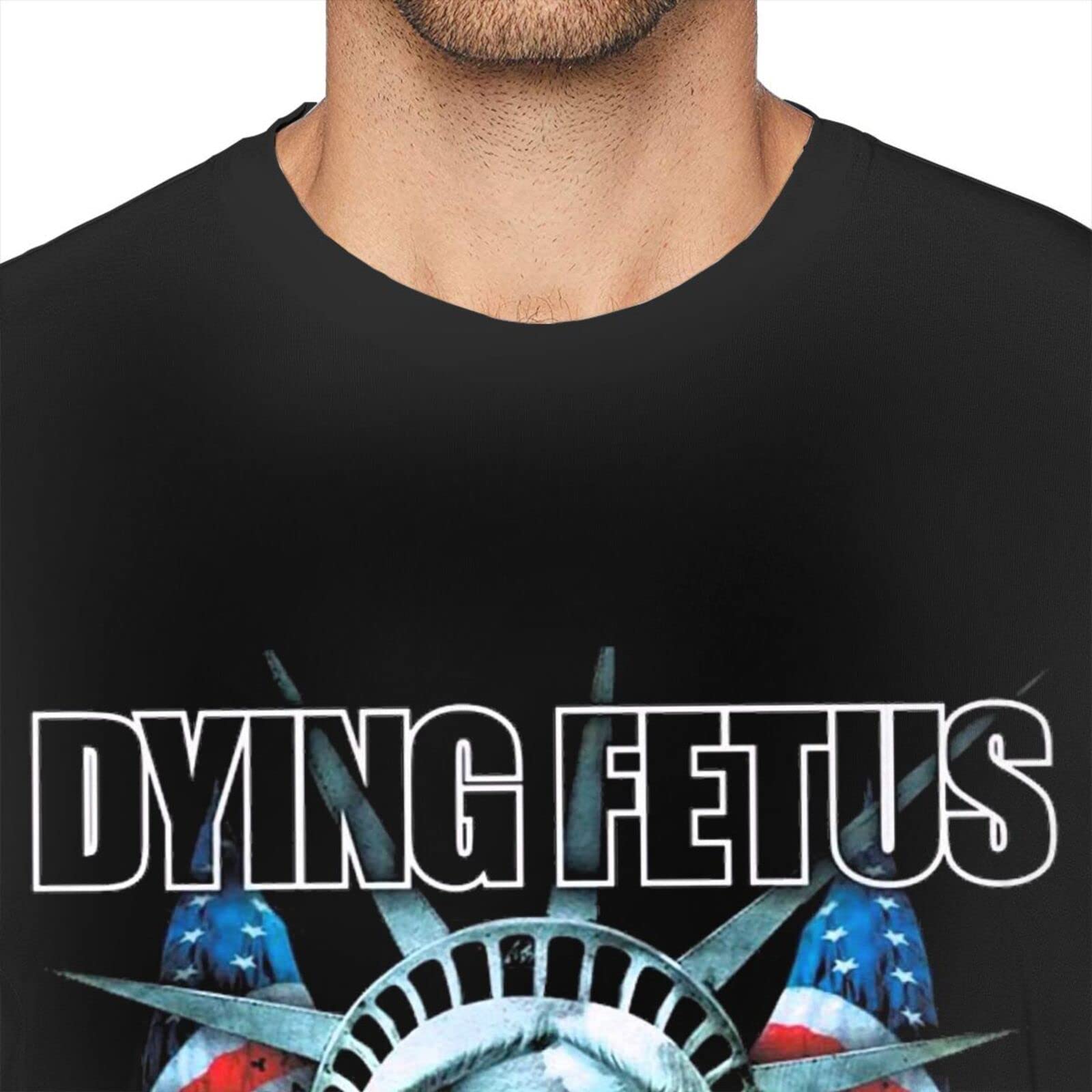 Custom 3D Printed Men's T-Shirts - Durable Crewneck Short Sleeve Tee with Unique War of Attrition Design - Black Casual Shirt for Streetwear & Everyday Outfits