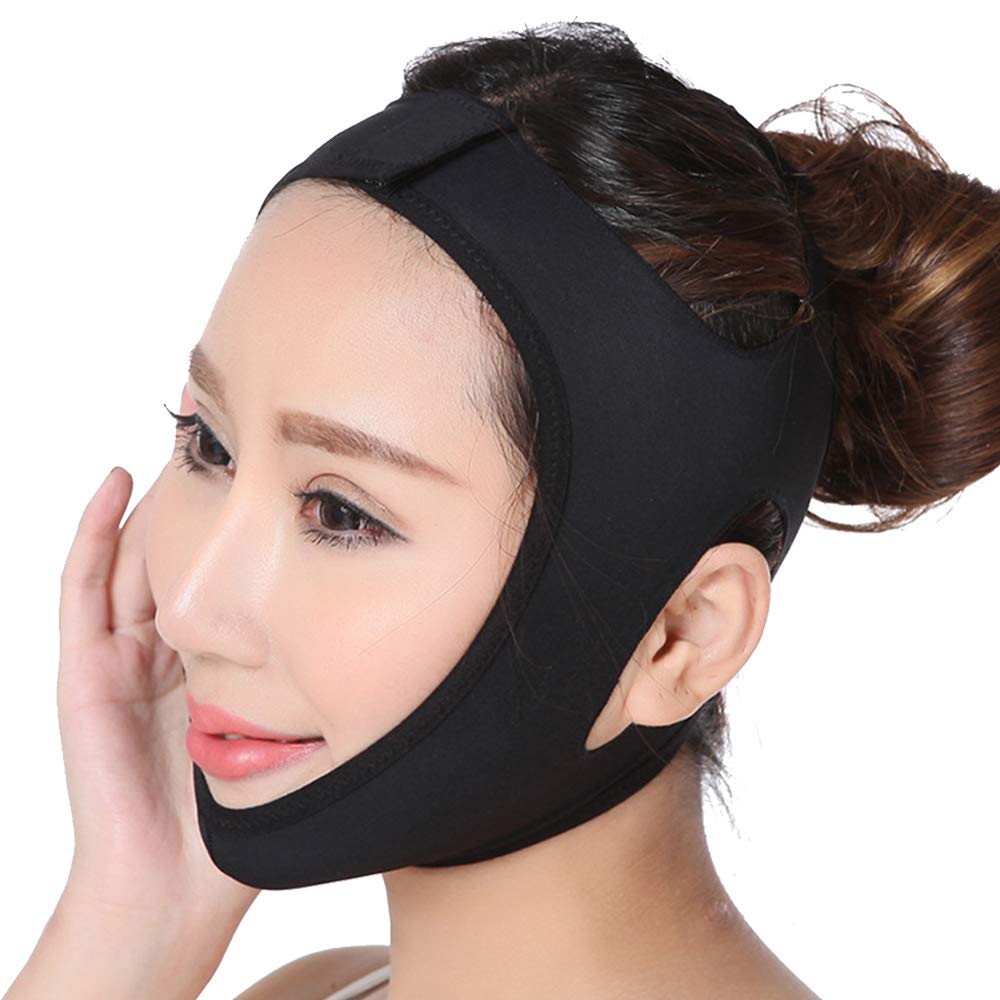 **Facial Lifting & Slimming Elastic Belt - Double Chin Reducer, V-Shape Face Lift Mask for Women | Anti-Wrinkle & Anti-Aging Strap | Cheek Slimming Beauty Tool for Home & Spa Use**