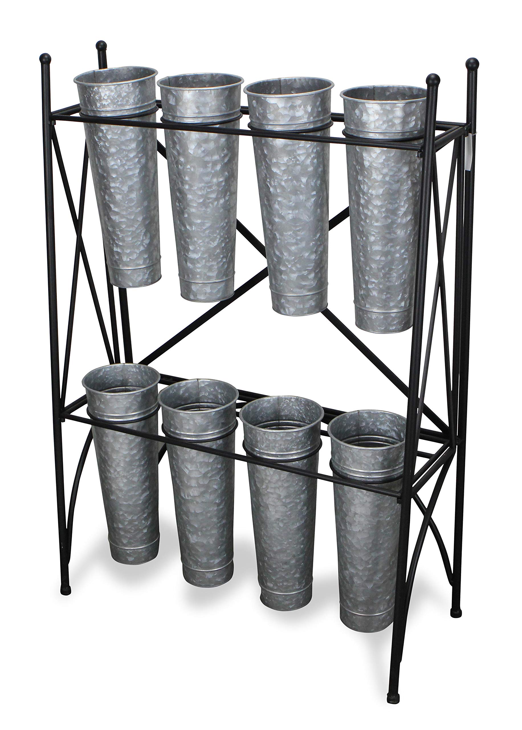 Cheungs 8-Tier Galvanized Metal Plant Stand - 29