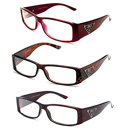 3 Pack Brown&red&tortoise