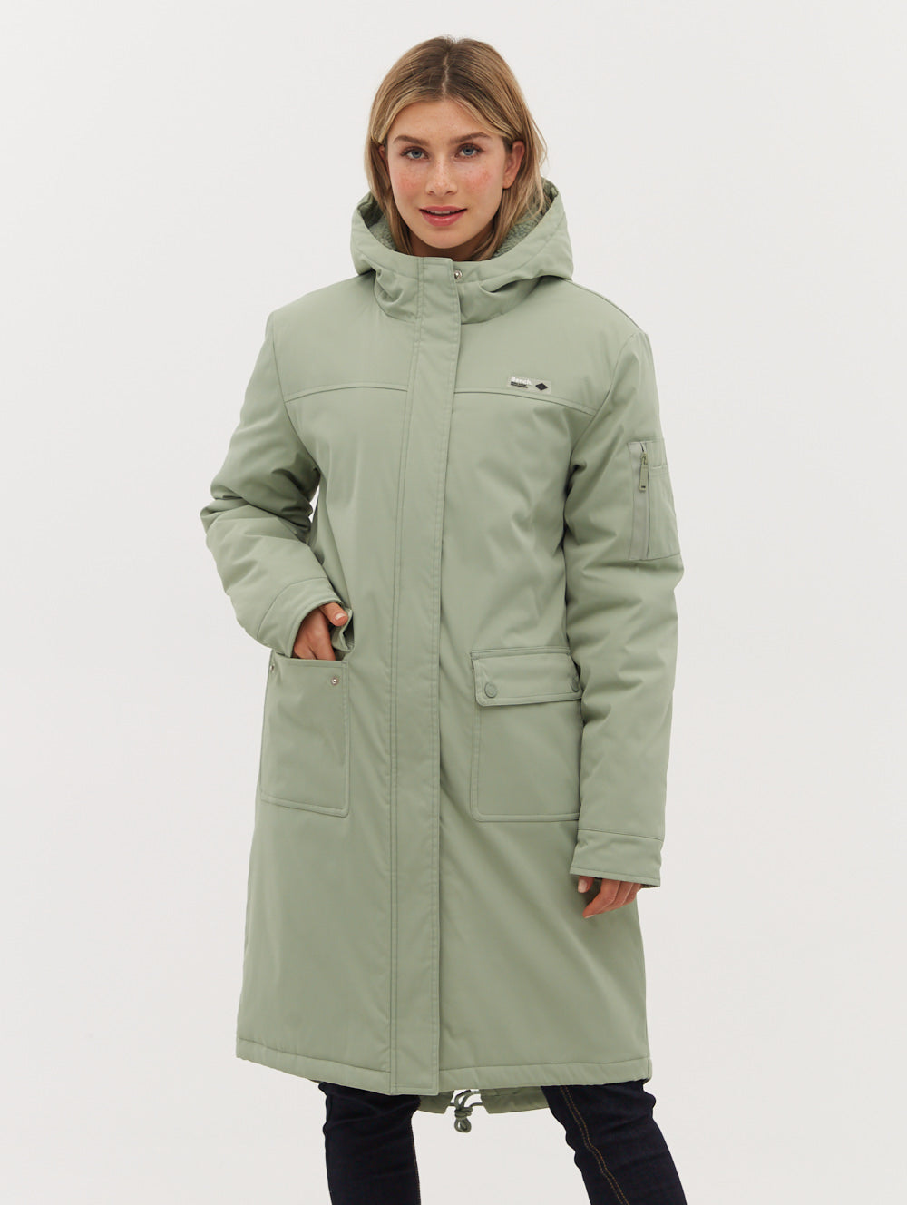 Stylish Rudie Hooded Long Parka Coat for Women - Waterproof Winter Jacket with Warm Fleece Lining - Perfect for Outdoor Activities, Hiking, and Cold Weather Fashion