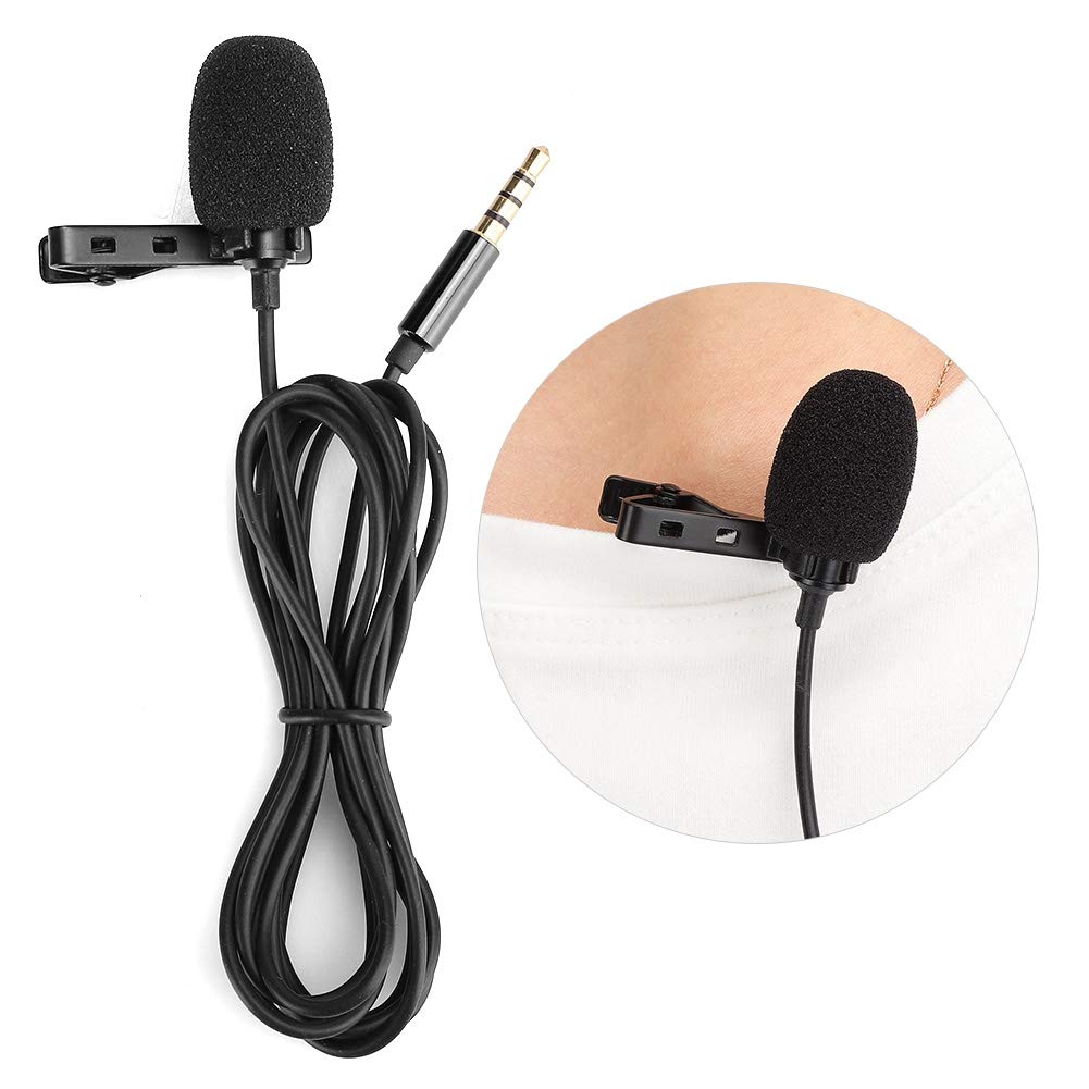 Premium Tie Clip Microphone - Small, Portable & Easy to Connect for Crystal Clear Recording, Singing & Phone Karaoke | Perfect for Podcasting, Live Streaming & Home Karaoke Parties