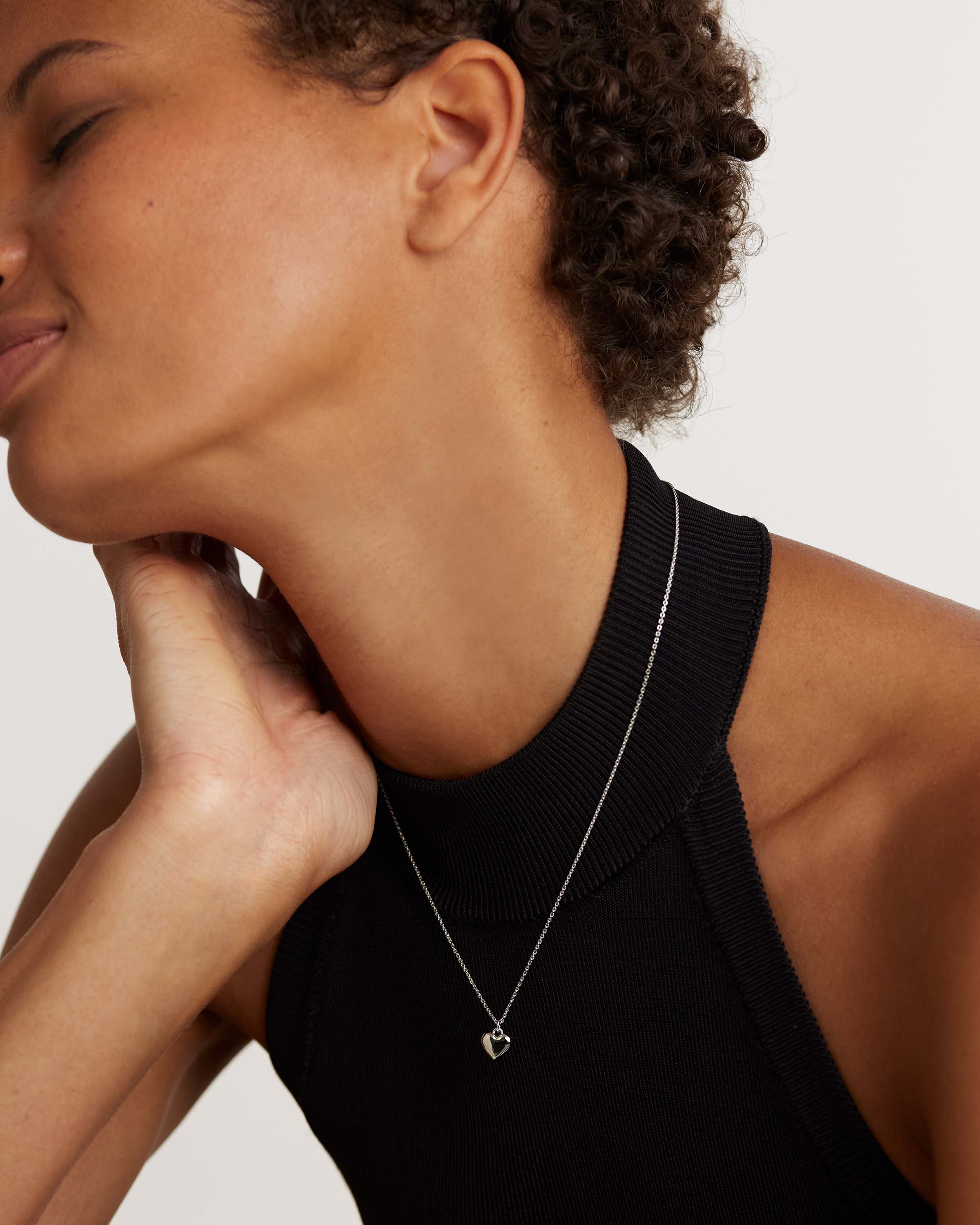 L'Absolu Sterling Silver Necklace for Women - Elegant 925 Silver Pendant Necklace, Perfect for Gifts, Parties & Everyday Wear