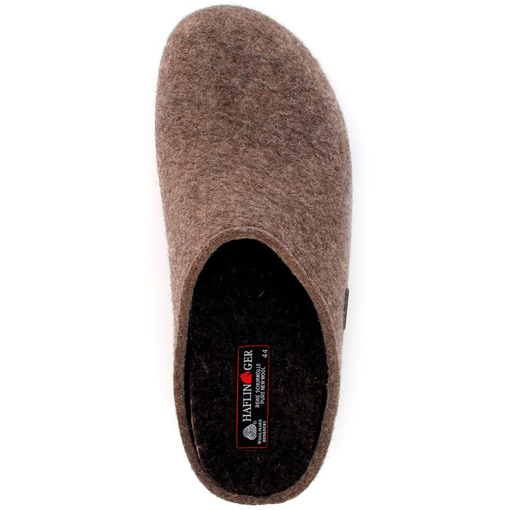 HAFLINGER Women's Michl Clog - Comfortable Wool Slippers for Indoor & Outdoor Use - Perfect for Home, Office, and Relaxation