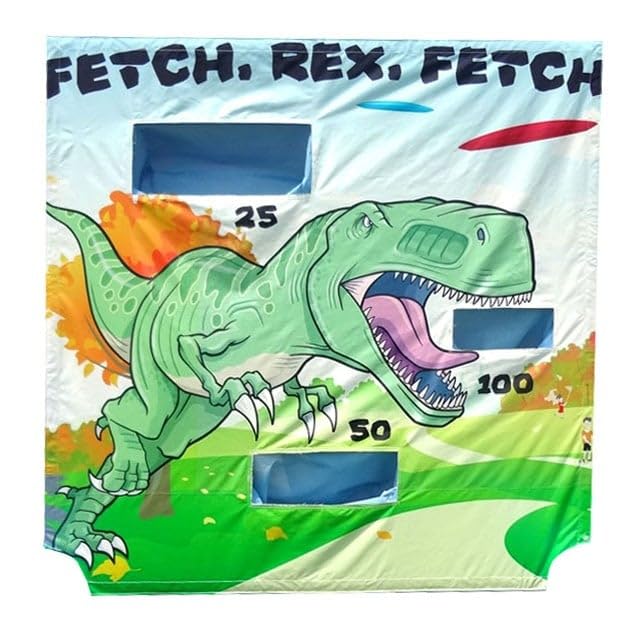Replacement Air Frame Game Panel for Tent and Table - Ball & Bean Bag Toss with Net | Compatible with Air Frame Games | Perfect for Backyard Parties, Carnivals, School Events & Birthday Celebrations | Outdoor Lawn Games Accessory