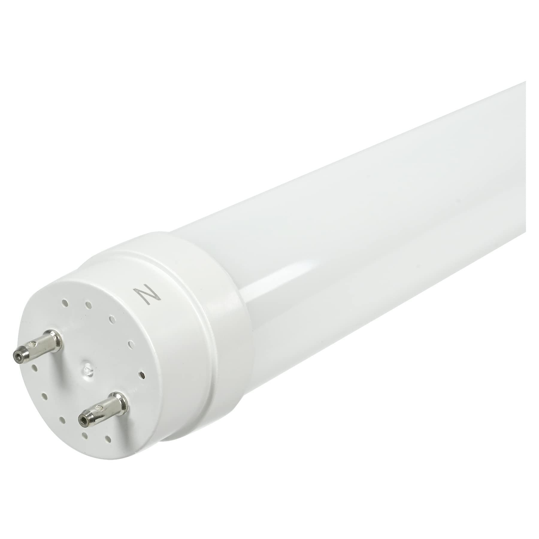 4ft LED T8 Tube Light Bulbs - 15W 2200 Lumens 4000K Cool White - Type A+B Dimmable - Energy Saving Long Life 50,000 Hours - Frosted Glass Lens - DLC V5.1 Certified - Plug and Play Easy Installation (25 Pack) - Perfect for Offices, Warehouses, Garages and Commercial Lighting