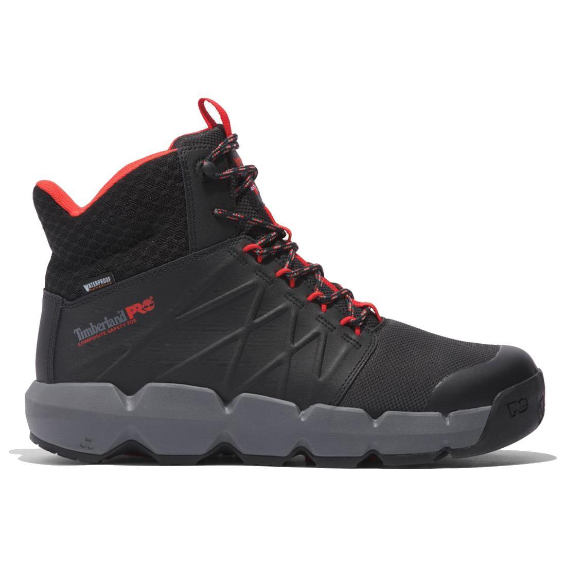 Morphix 6 Inch Composite Toe Waterproof Work Boot Black