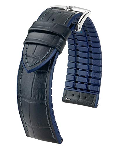 Black & Blue / Silver Buckle
