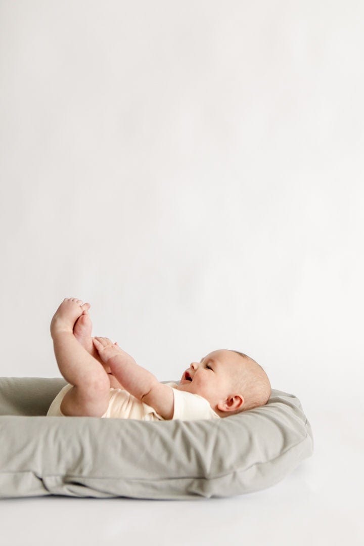 Organic Cotton Cover for Snuggle Me Infant Lounger - Soft & Breathable Baby Nest Cushion Protector - Perfect for Nursery, Playtime & Co-Sleeping
