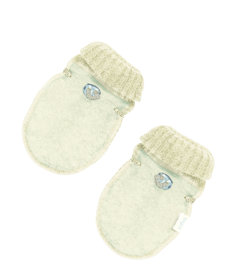 Joha Creme Soft Wool Mittens - Warm Winter Gloves for Women & Men - Cozy Hand Protection for Cold Weather, Outdoor Activities & Snow Sports
