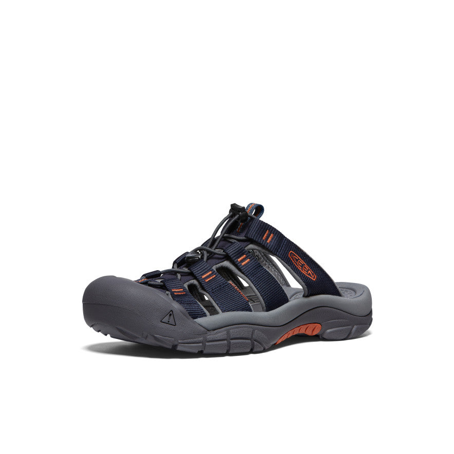 Men's Newport Slide Sandals - Sky Captain/Bombay Brown | Comfortable Summer Slides for Beach, Pool & Casual Wear