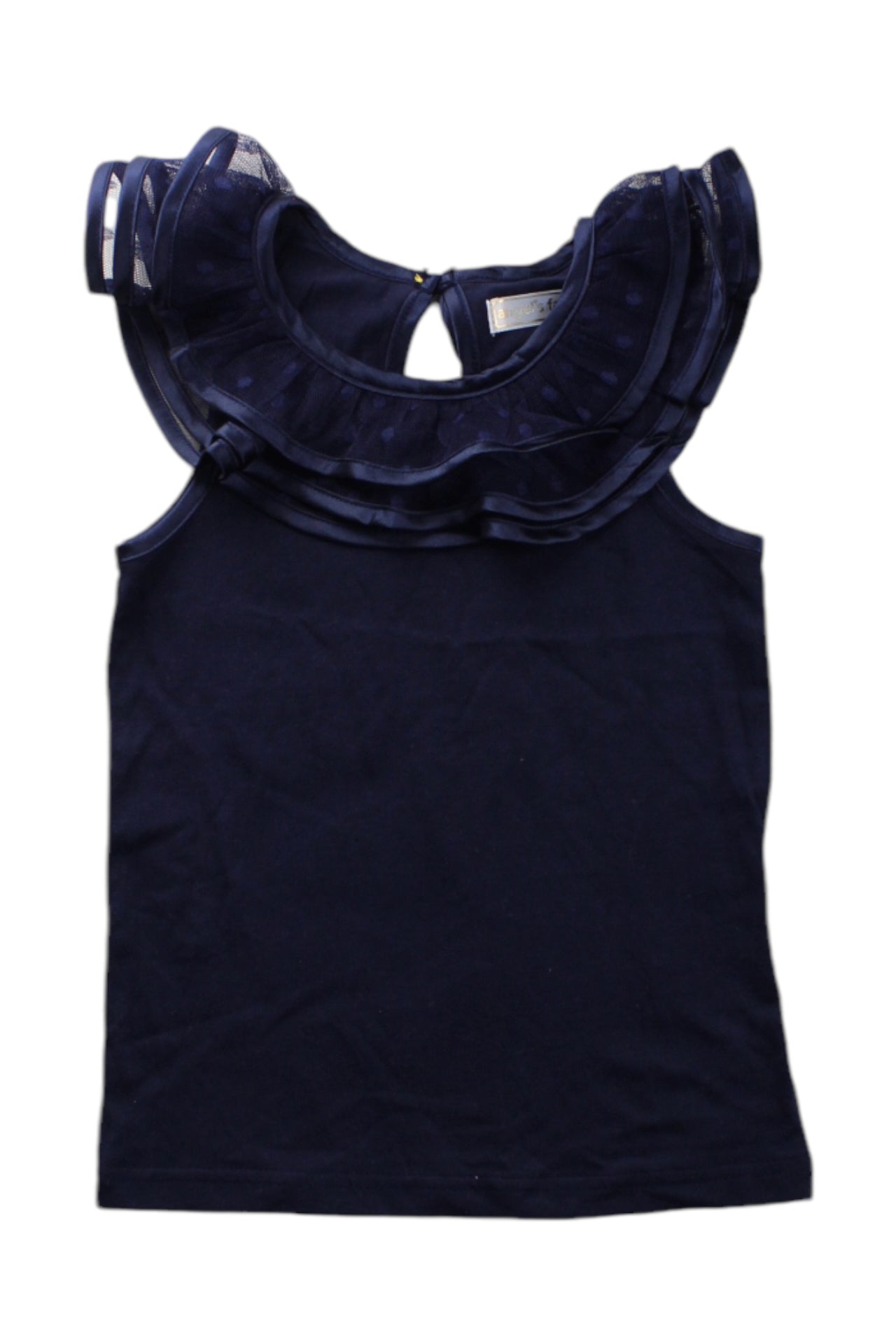 Angel's Face Ruffled Sleeveless Top for Toddlers Girls 2-3T - Perfect for Playdates, Parties & Summer Outfits
