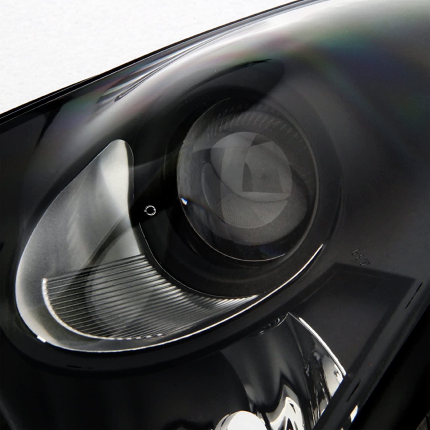 AKKON Black Bezel OE Replacement Projector Headlights for Toyota Celica - Driver & Passenger Side Headlamps - Upgrade Nighttime Visibility & Style for Street & Performance Driving