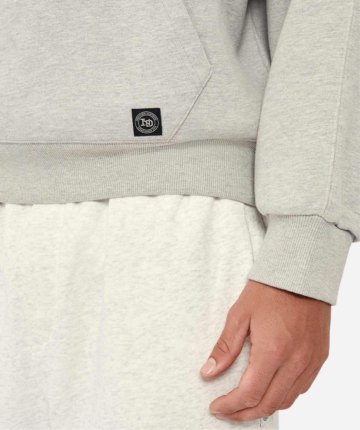 Easton Pop Over Hoodie - Grey Marle | Cozy Pullover Sweatshirt for Men & Women | Perfect for Casual Wear, Lounging & Outdoor Activities