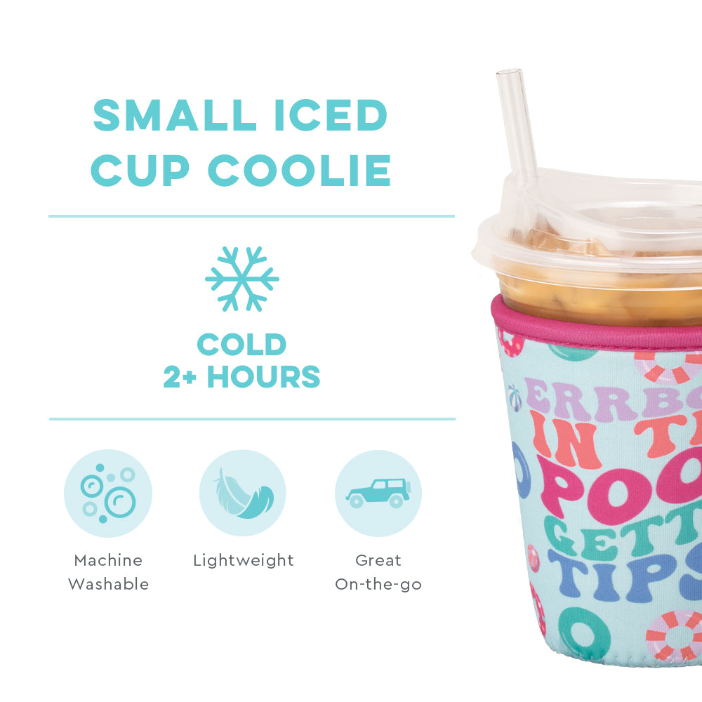 Errbody In The Pool Small Iced Cup Coolie - Insulated Can Cooler for Beer & Soda - Perfect for Pool Parties, BBQs & Beach Outings