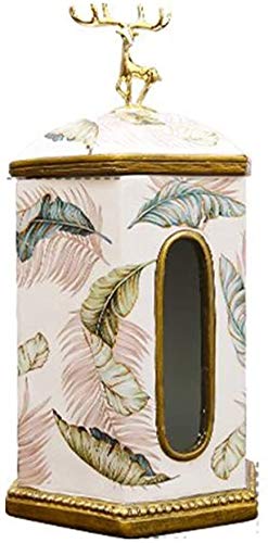 HAODAMAI Resin Decorative Paper Towel Holder - Stylish Napkin & Tissue Box Organizer for Kitchen, Living Room, and Office Desktop | Home Household Essentials