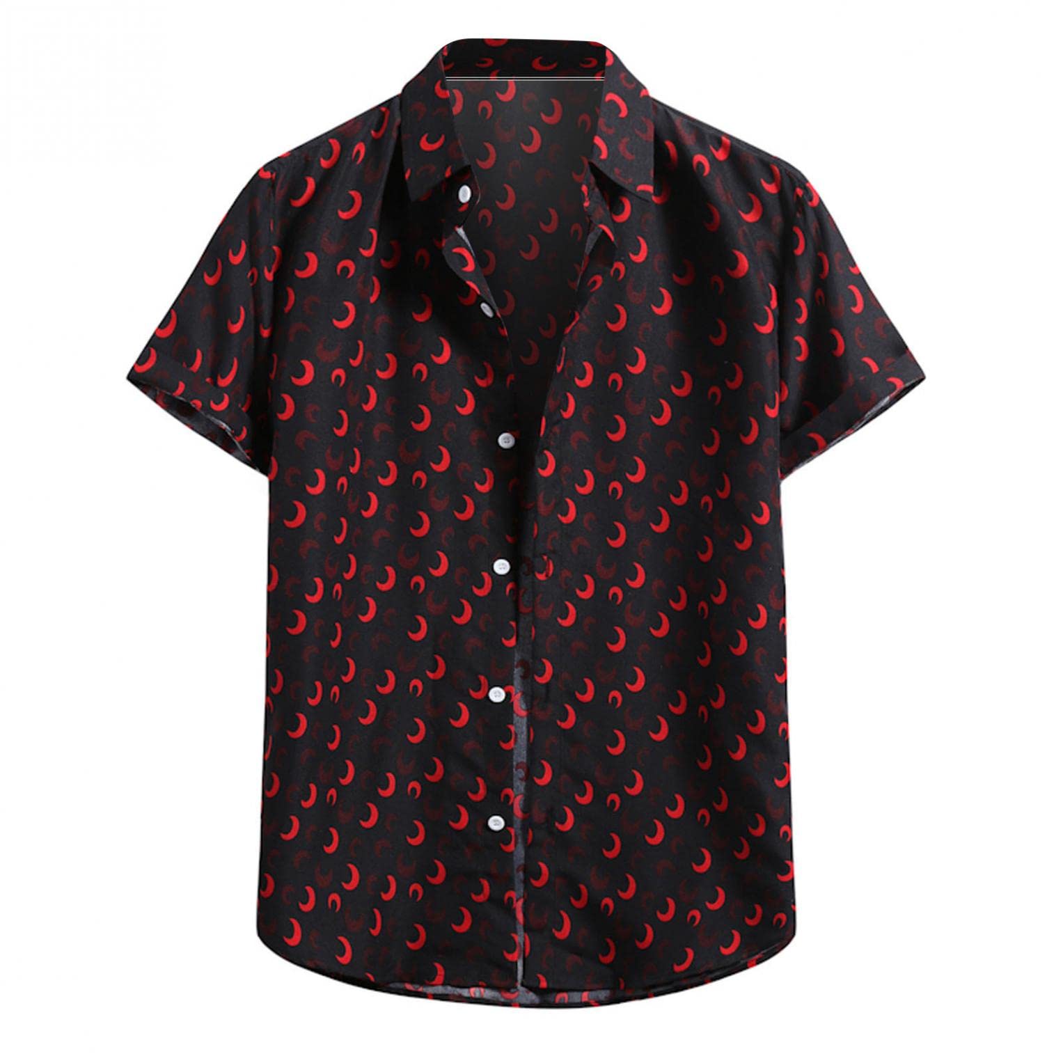 Men's Hawaiian Shirts - Tropical Short Sleeve Button Down for Summer Beach & Vacation