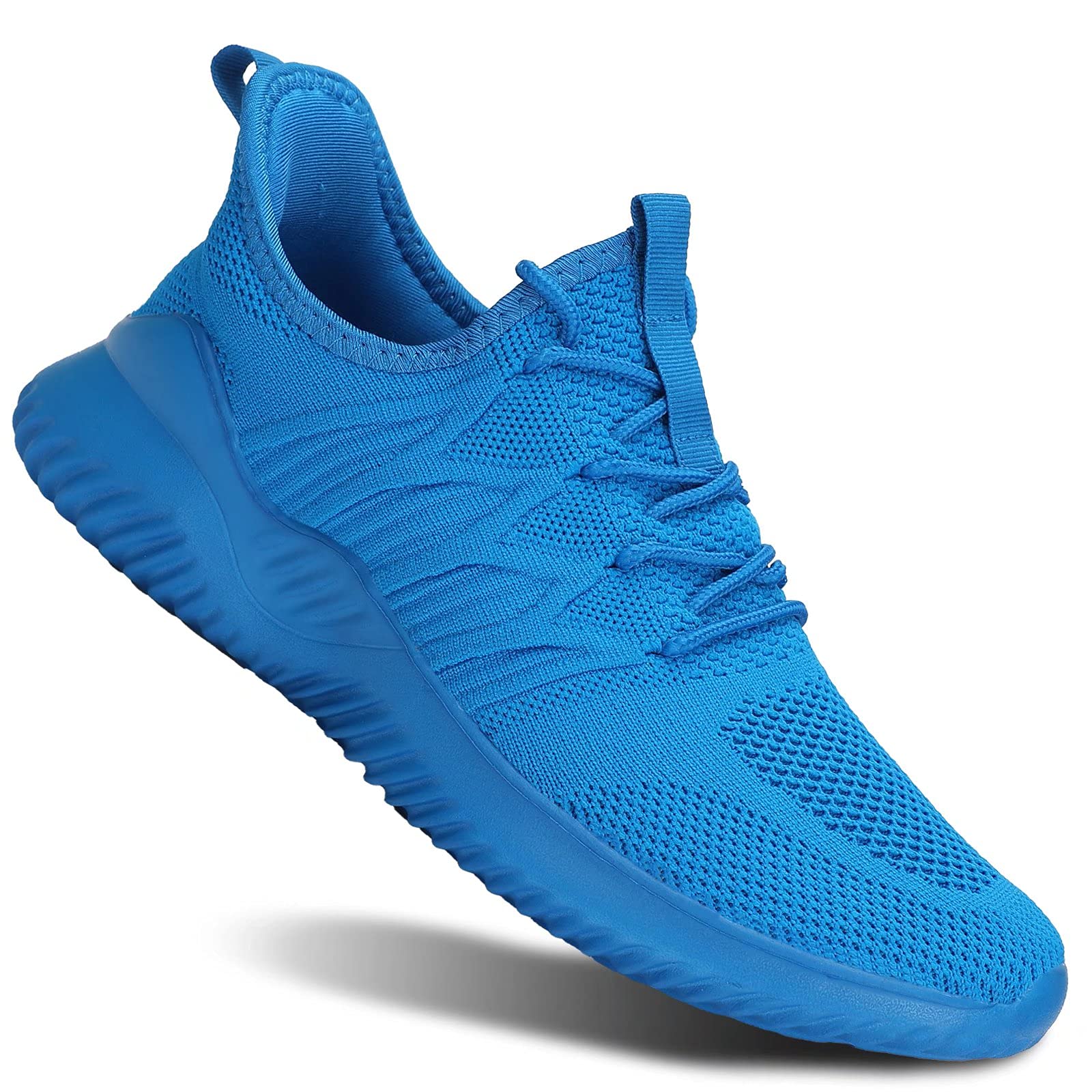 Kvovzo Men's Lightweight Sneakers - Breathable Slip-On Tennis Running Shoes for Casual Walking, Workout & Cross Training | Gym, Fitness & Everyday Wear