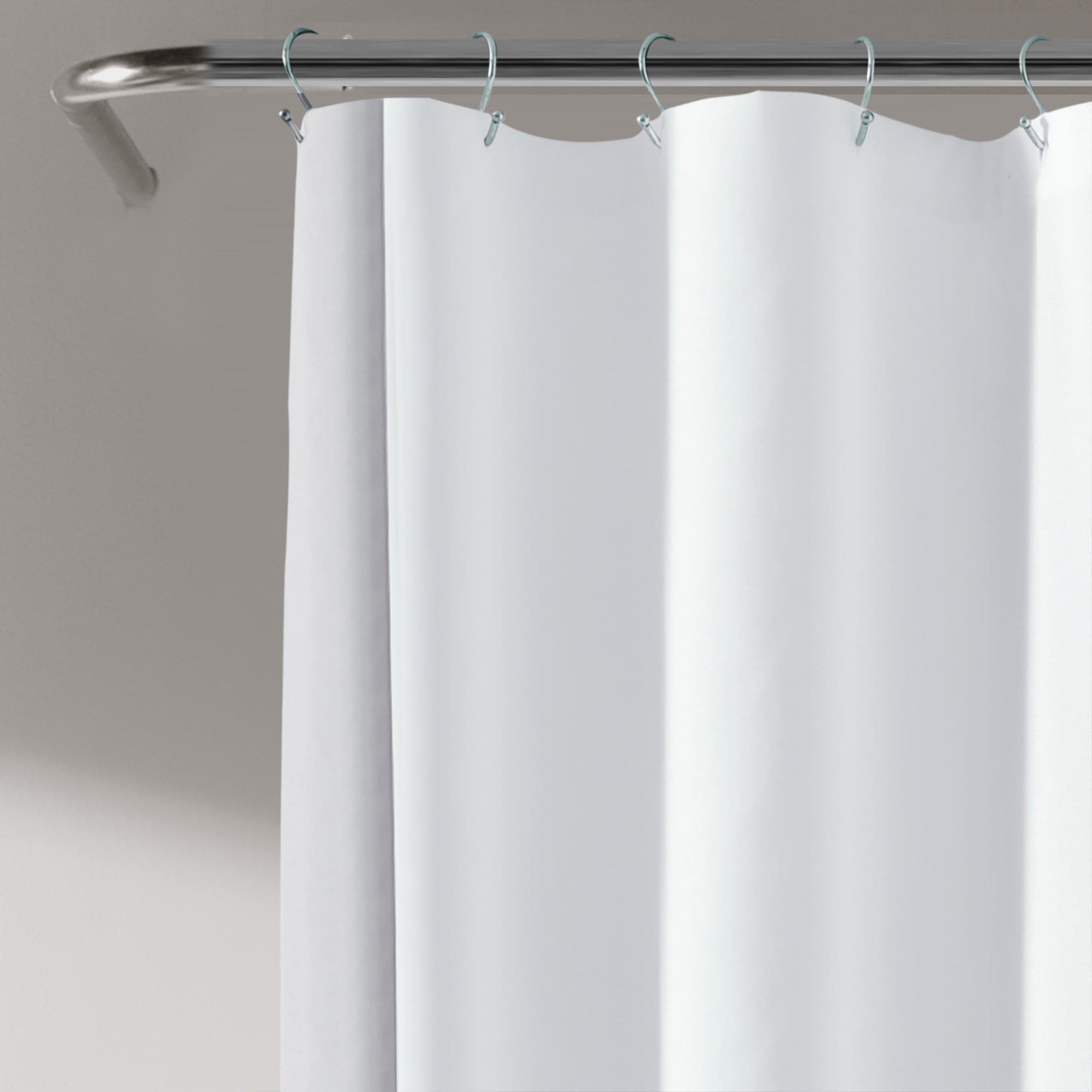 Waterproof Block Border Shower Curtain - Modern Bathroom Decor for Home & Hotel Use - Perfect for Bathrooms, Guest Rooms & Spa Settings
