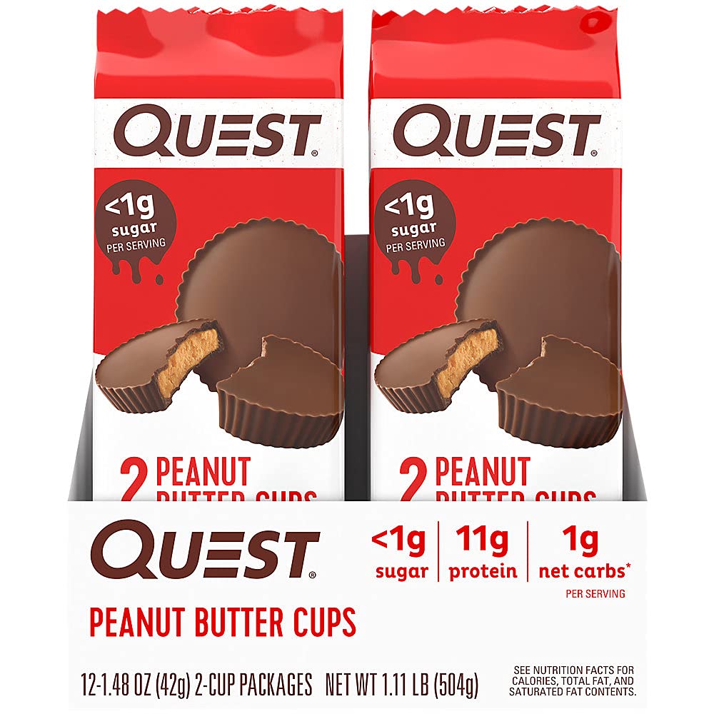 Quest Nutrition Chocolate Chip Protein Cookie - Keto Friendly, High Protein, Low Carb Snack (12 Count) | Perfect for Post-Workout Recovery & Healthy On-The-Go Snacking