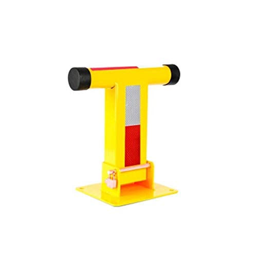 Heavy Duty Parking Lock - Car Parking Barrier with Bit Lock for Thicker Bumpers, Private Vehicle Placeholder Pile, Bollard Security Column (Single Lock) - Perfect for Driveways, Garages & Private Parking Spaces
