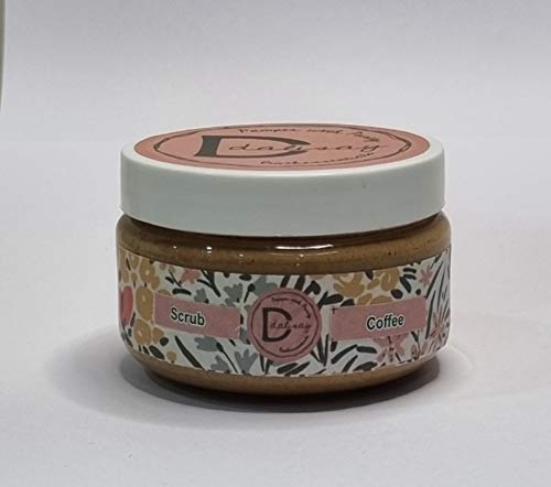Dalisay Coffee Scrub for Full Body - 100% Pure Organic Coffee Grounds Exfoliator for Smooth Skin | Face & Body Scrub for Dry Skin, Cellulite & Stretch Marks | Spa Quality Skincare Treatment at Home