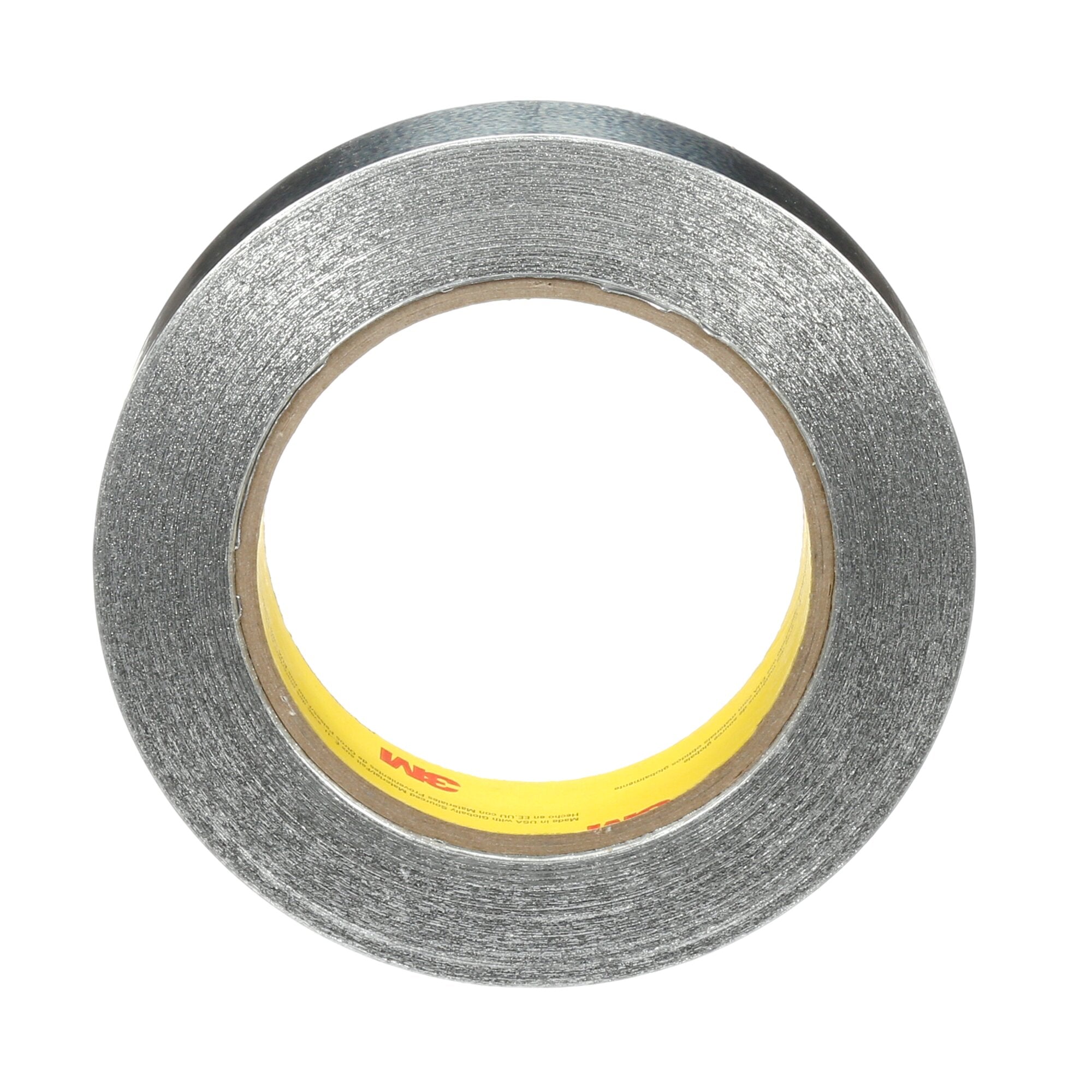3M Aluminum Foil Tape 425 - 1 Inch x 60 Yards, Silver HVAC Tape, 4.6 Mil Thick, High Temperature Resistant (36 Rolls/Case) - Perfect for Ductwork, HVAC Repairs, Insulation & Metal Patching