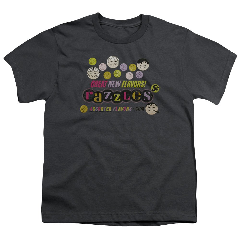Retro Razzles Kids T-Shirt - Youth Size YL for Play & School