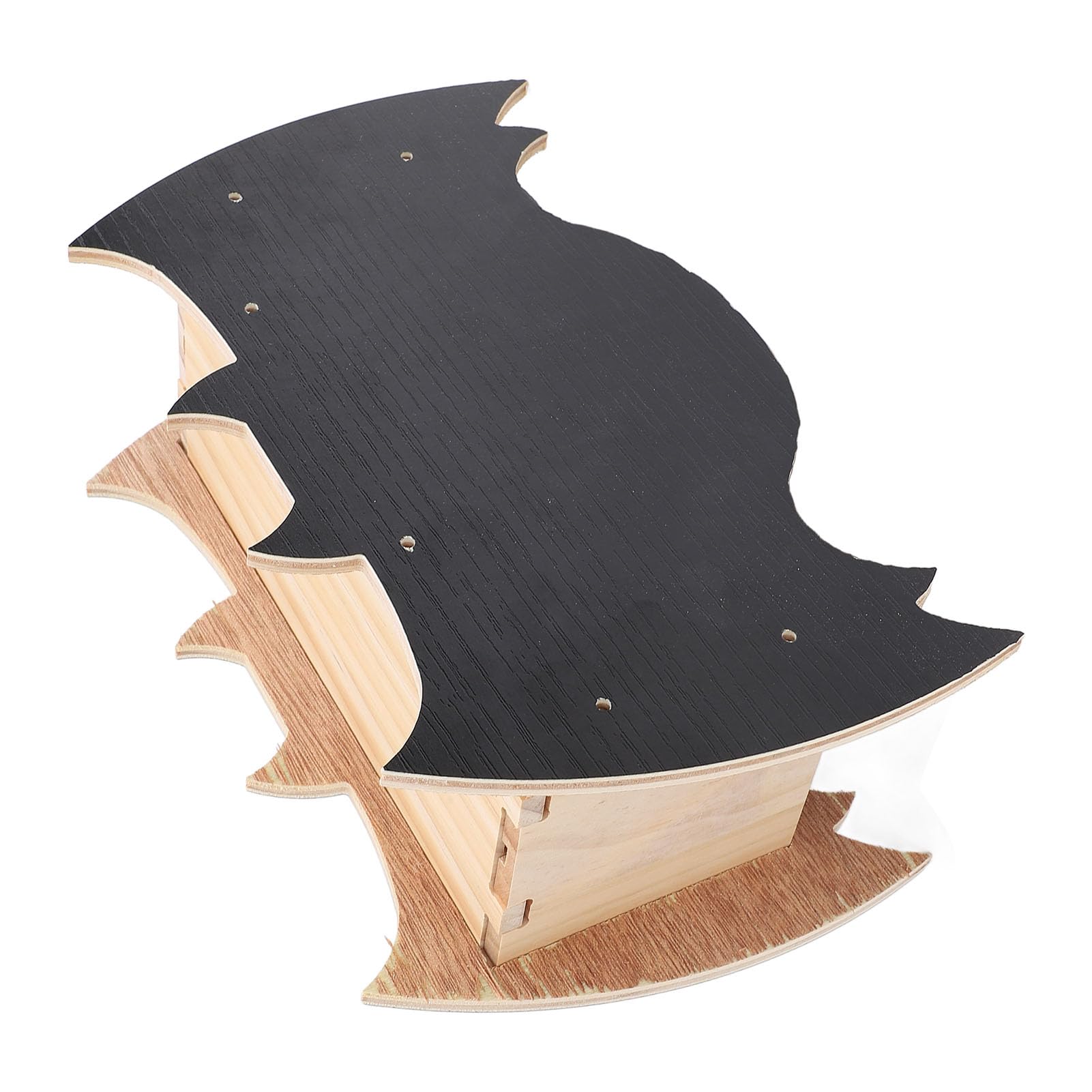 Handcrafted Weatherproof Wooden Bat House Kit - Natural Bat Shelter for Outdoor & Attic Use - Eco-Friendly Bat Box to Attract Bats for Natural Pest Control in Gardens & Backyards