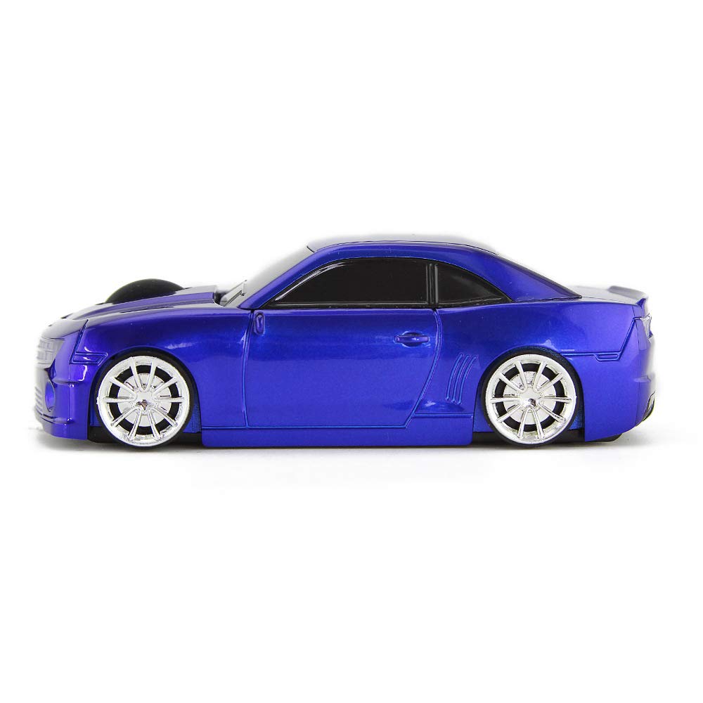 Wireless Optical Mouse for Chevrolet Camaro - Blue Gaming Mouse for PC & Laptop - Perfect for Sports Car Enthusiasts & Office Work