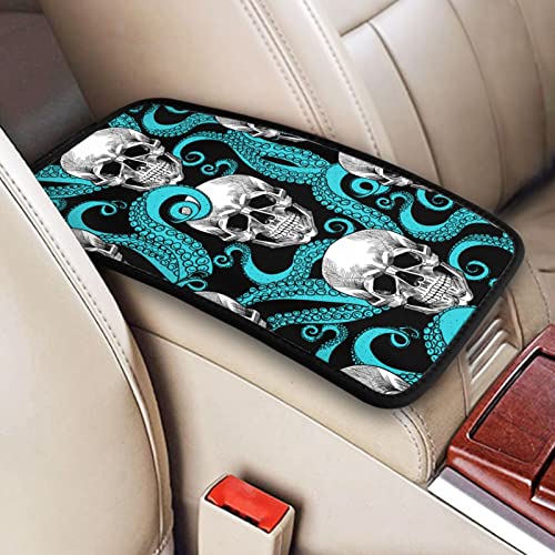 Skull And Octopus Car Handrail Box Cushion