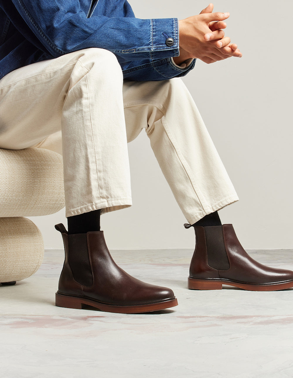 Nicolas Brown Leather Ankle Boots for Women - Stylish & Comfortable Fall & Winter Fashion Booties for Casual Outfits & Office Wear