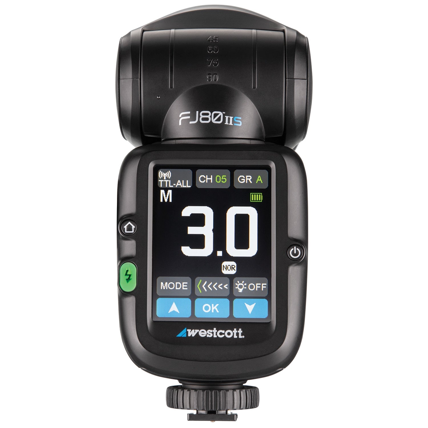 FJ80 II 80Ws Professional Touchscreen Speedlight Flash for DSLR Cameras - Perfect for Portrait, Wedding, and Studio Photography