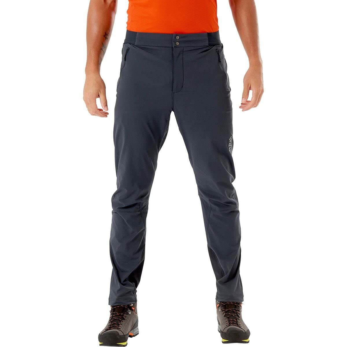 Rab Men's Ascendor Lightweight Softshell Pants - Breathable Hiking & Climbing Pants for Outdoor Adventures | Perfect for Trail Running, Camping & Mountain Exploration