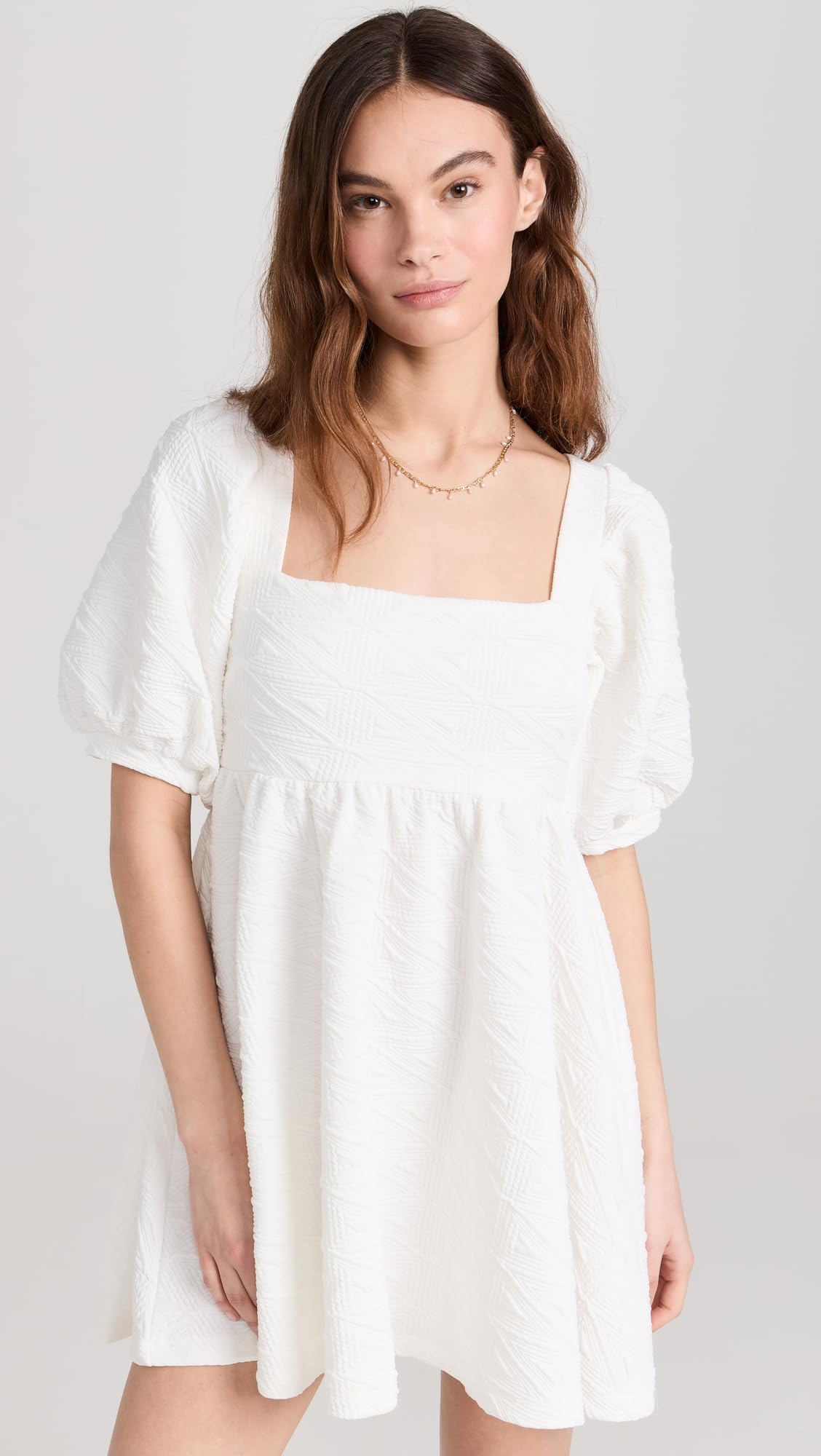 Free People Women's Violet Mini Dress - Flowy Short Sleeve Summer Dress for Casual Outings, Beach Vacations & Date Nights