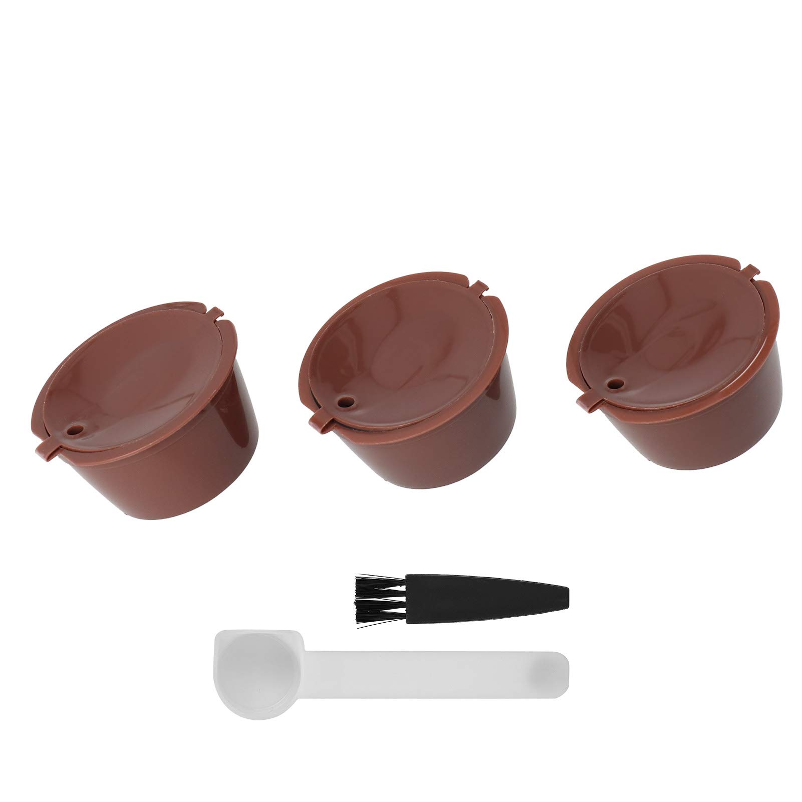 Refillable Coffee Capsules for Dolce Gusto - Reusable Stainless Steel Coffee Filter Set - Eco-Friendly Travel Coffee Maker Accessories - Perfect for Home, Office & Camping Use