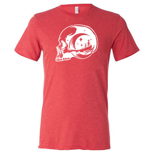 Alien Skull Graphic T-Shirt for Men & Women | Unisex Cotton Tee with Unique Print | Perfect for Halloween, Cosplay, and Streetwear Fashion