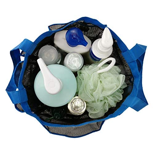 SPINFOX 2 Pack Quick Dry Mesh Shower Caddy - Hanging Toiletry Bag for Bathroom Essentials