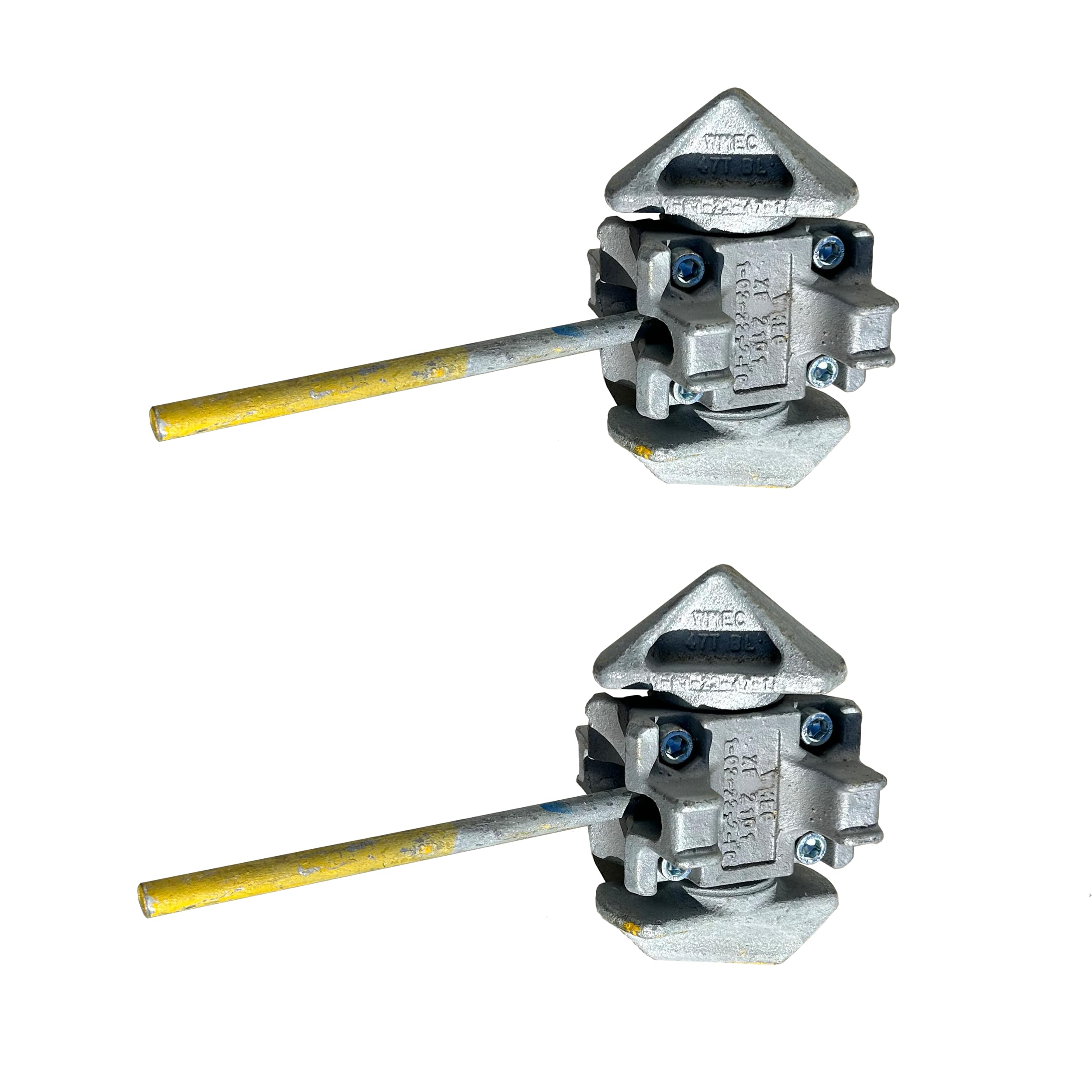 Twist Lock Stacking Pin for Shipping Containers (2 Pack) - Heavy Duty Container Modification Hardware for Secure Cargo Transport - Ideal for Shipping, Storage & Intermodal Logistics