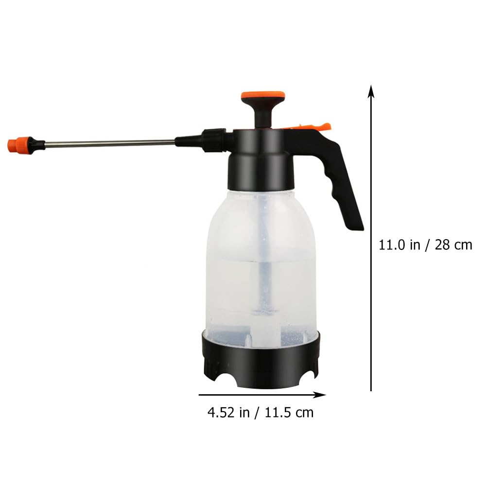 Yardwe 1pc Manual Water Pump Sprayer - Portable Pressure Spray Bottle for Plants, Flowers, Car Wash, Gardening & Cleaning | Fine Mist Refillable Plastic Watering Can for Indoor/Outdoor Use