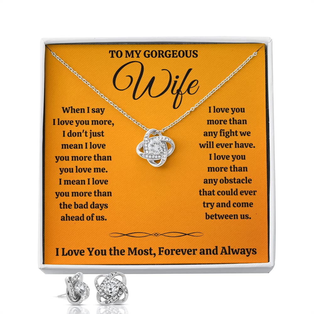 Personalized Romantic Necklace for Wife - Custom Engraved Jewelry Gift for Birthday, Valentine's Day & Anniversary | Heart Pendant in Elegant Gift Box | Perfect for Surprise Moments & Special Occasions